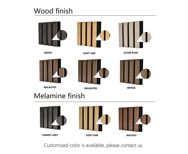 Fireproof Wood Finish Polyester Fiber Panel Perfect for Contemporary Office Building