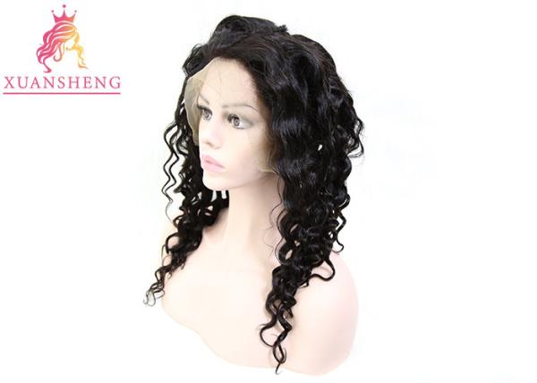 Xuansheng Virgin Human Hair Full Lace Wigs Italian Curly No Shedding And No