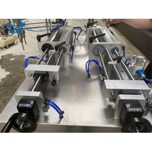 100-1000Ml Double Head Filling Machine Horizontal Semi automatic