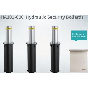 Anti Crashed Customizable Automatic Bollards For Driveways Removable Steel