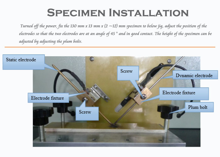 UL 746A UL 498 Polymeric Materials Flammability Test Chamber High Current Arc Ignition Test