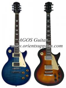 China 39" Electric Guitar - "Les Paul " style with tiger wave-looking painting AG39-LP2 on sale