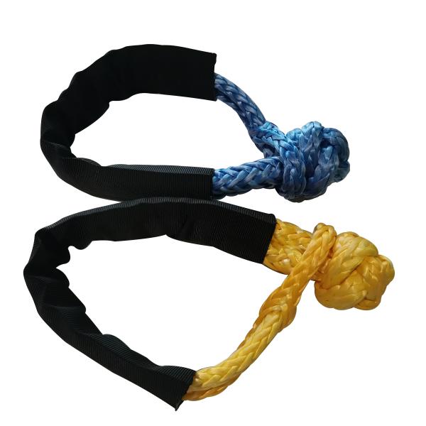 Customized 8/12 Strands Polyester UHMWPE Rope Soft Shackle for Outdoor