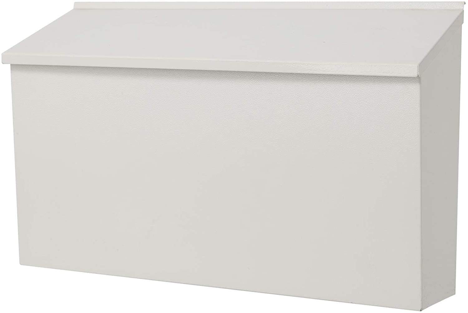 Wall Mounted Black Powder Coating Brazilian Metal Package Drop Box for Parcel Delivery