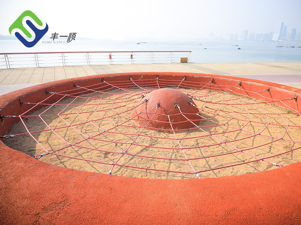 PP Reinforced Playground Combination Rope UV stabilized For Climbing Bridge