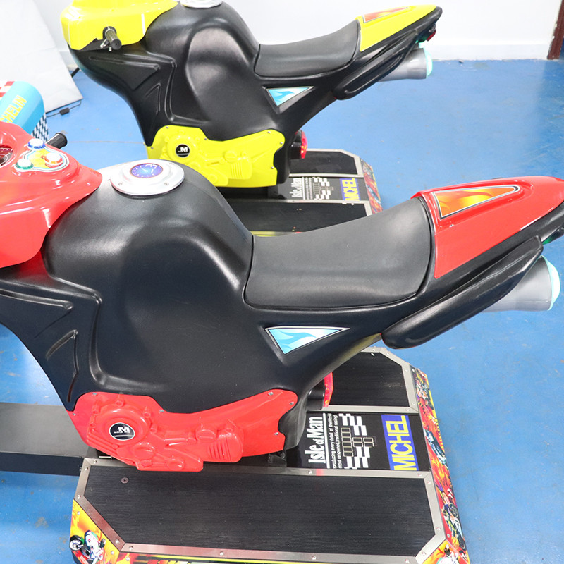 Stable Motorcycle Racing Arcade Machine , 230kg Racing Simulator Arcade Machine