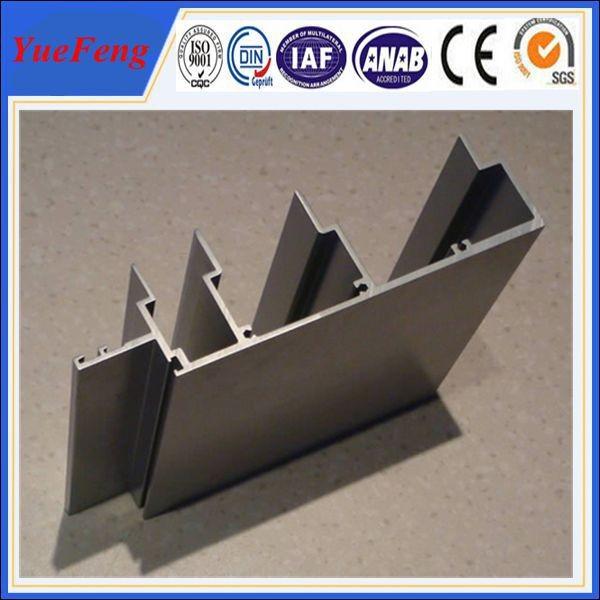 New! powder coated aluminium extruded profiles aluminium curtain wall manufactur