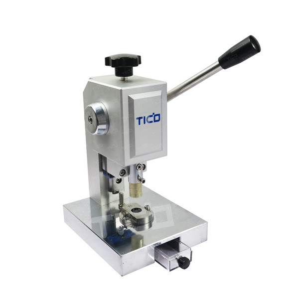 Quality Laboratory Desktop Manual Coin Cell  Electrode Disc Punching Machine for sale