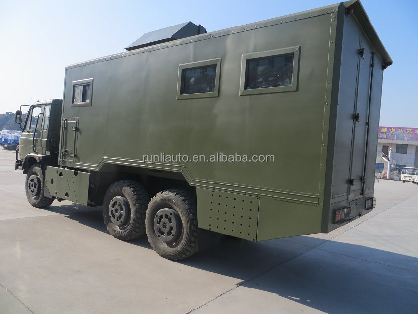 Dongfeng 6x6 All Driven Cargo Van Truck Mobile Food Truck GB17691-2005
