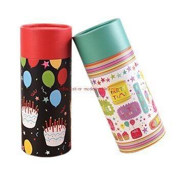 Customizable Cylindrical Paper Tube Box Packaging Cardboard Round Gift Boxes