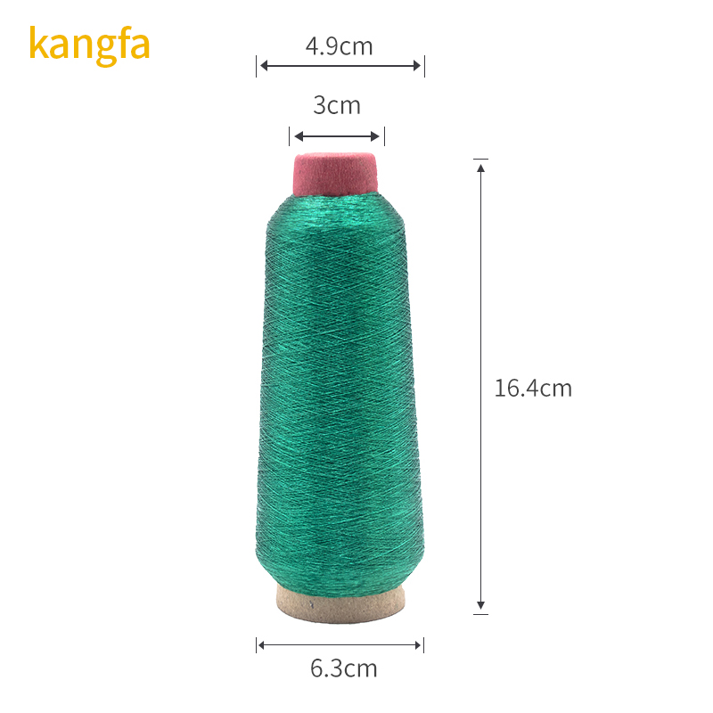 150D Yarn Count Embroidery Thread for Gold and Silver Metallic Embroidery in Polyester