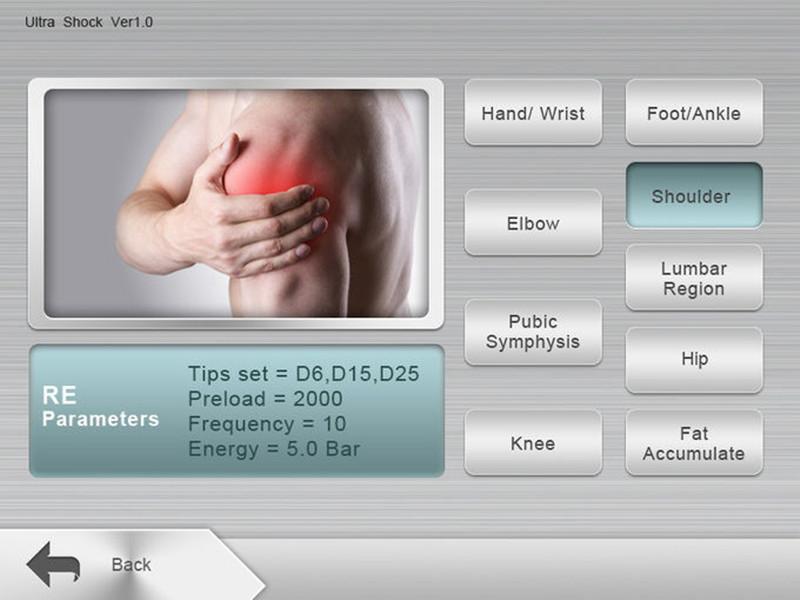 UltraShock 2 in 1 Penumatic shockwave Machine Ultrasound Physiotherapy For Body Pain Relief