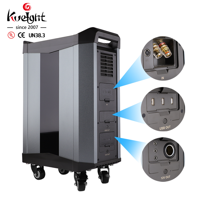 Rechargeable Solar Power Station 2.515KWh LiFePoO4 Lithium Ion Portable Power Station