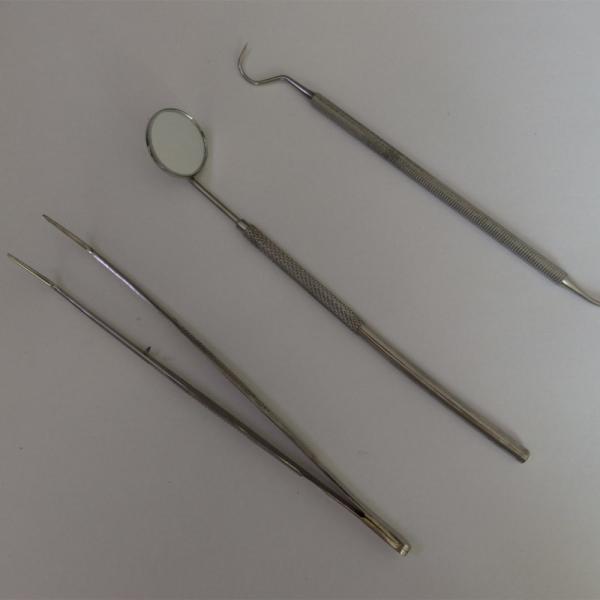 3 Sets Oral Instruments Dental Hygiene Tool Kit Teeth Hygiene Explorer Probe