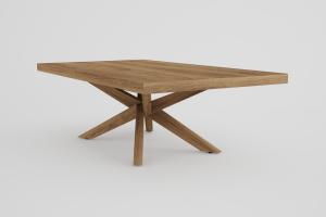  Solid Oak Wood Scandinavian Dining Table Rectangular Dining Table Set Manufactures
