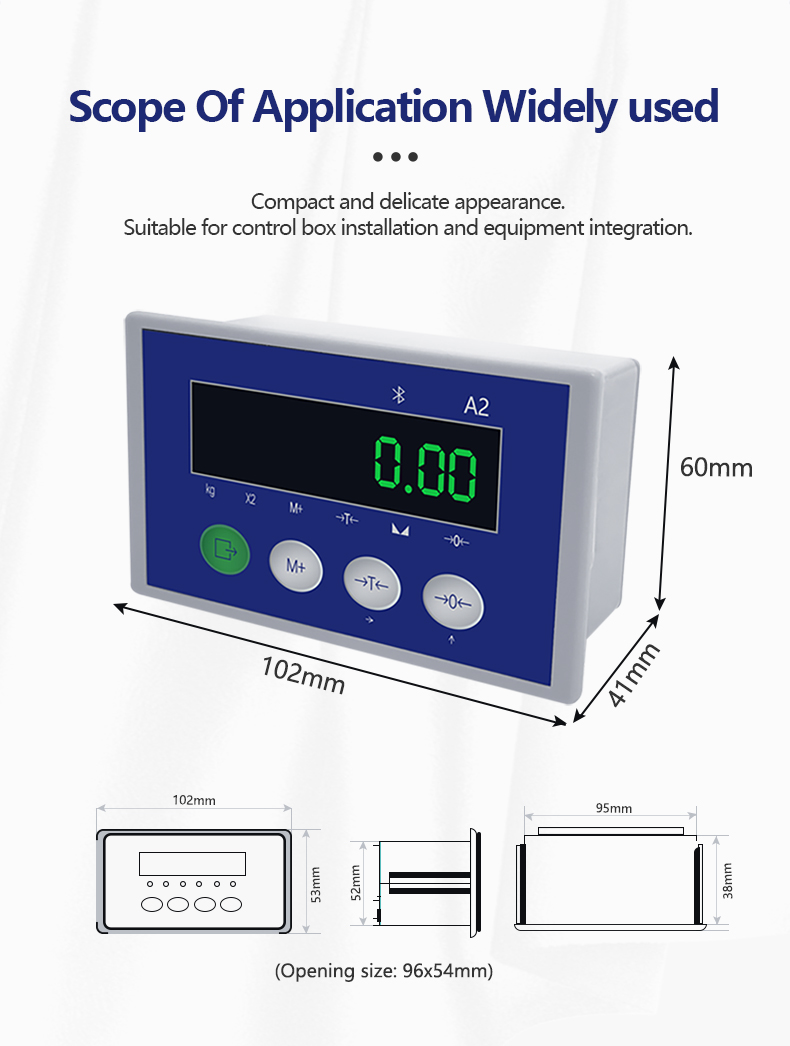 Embedded Meter Weighing Indicator with Customized ODM Support and AC/DC Power Supply