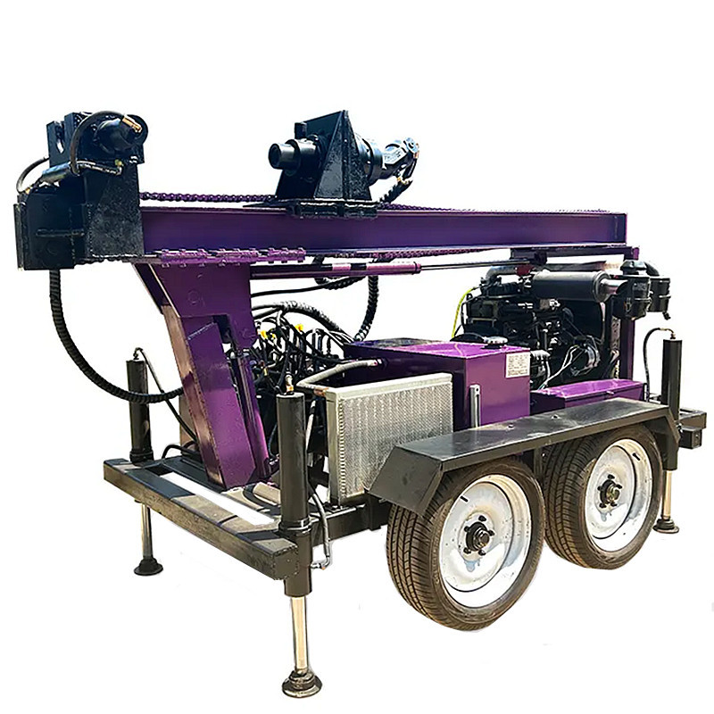 Tractor Mounted Water Well Drilling Rig Power 60KW Portable Water Well Drilling Equipment