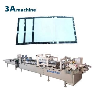 China Easy to Operate Book Cover Side Pasting Machine Box Folding Gluing Edge Gluing Machine on sale
