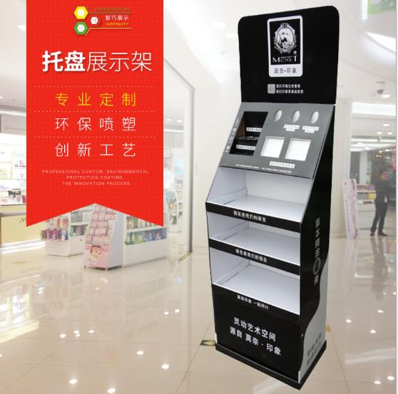 Floor-standing paper display rack, electronic product mobile phone promotion