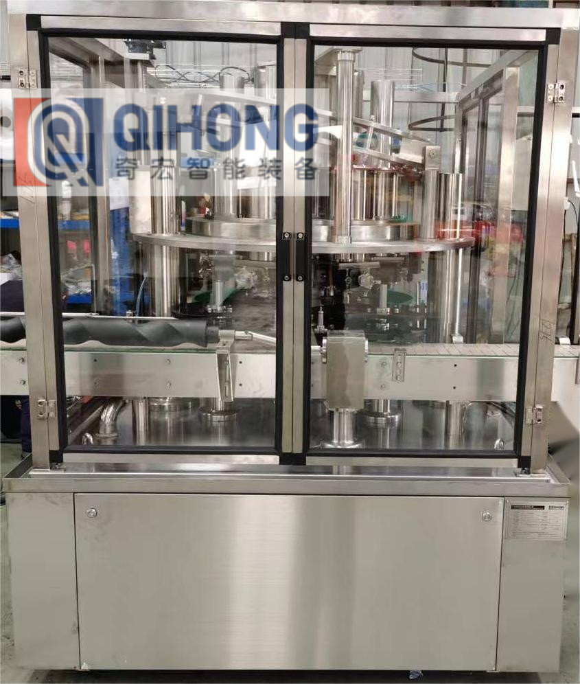 6 Heads Fully Automatic Can Filling Machine Simple Operation For Thick Sauce