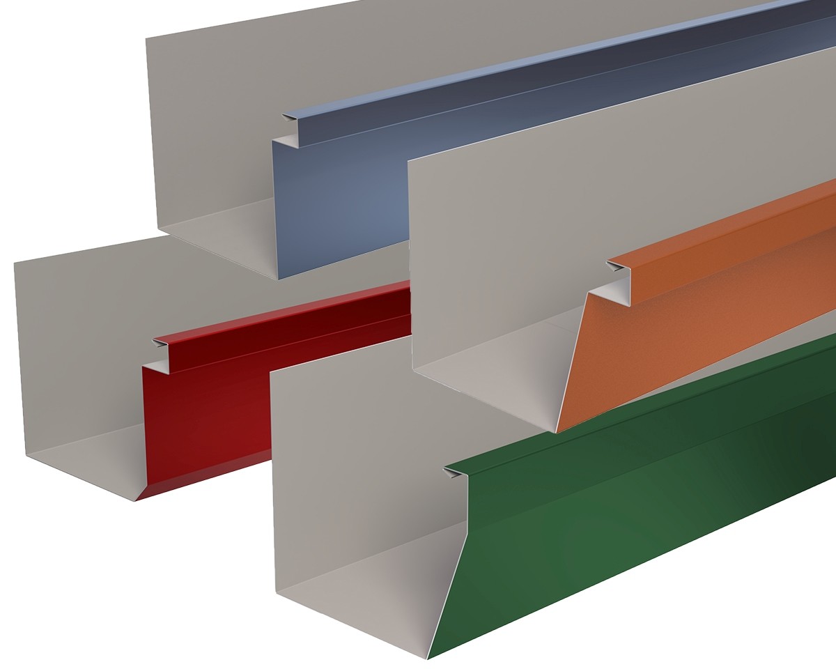 0.40mm AZ80 Charcoal / Bronze Painted Galvalume Color Steel Used for Gutters And Downpipes