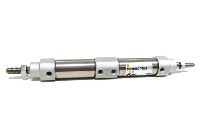Aluminum Mini Dual Action Pneumatic Cylinder Sliver Double Acting Air Cylinder