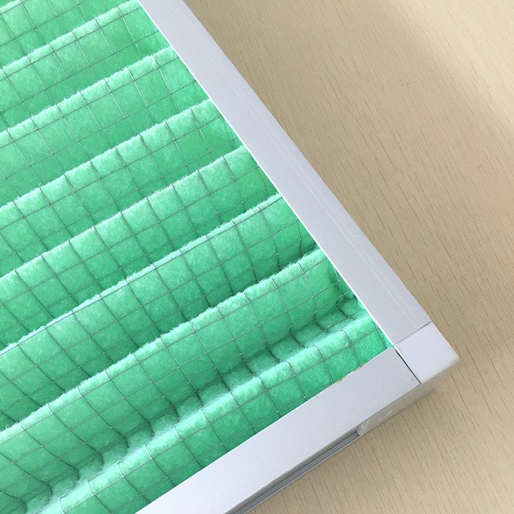 G2 G3 G4 Pleated Panel Filter Washable Home Air Filters Corrosion Resistance