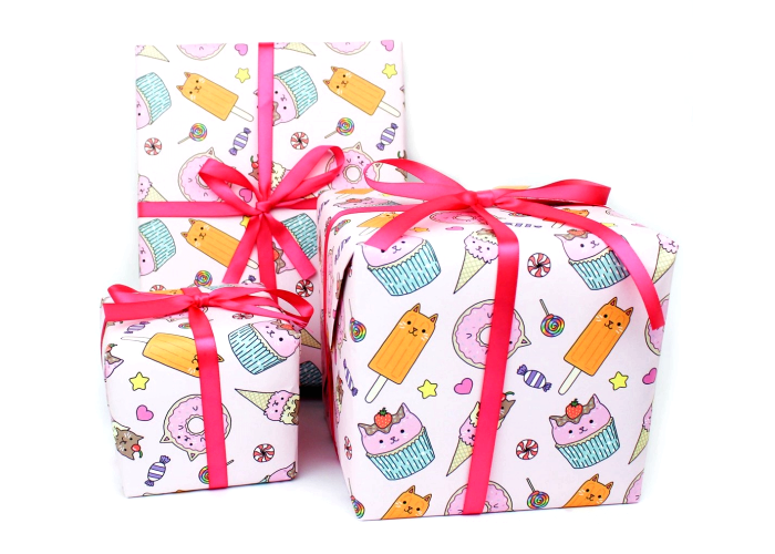 One side glossy White MG Sulphite Tissue Paper for gift packaging