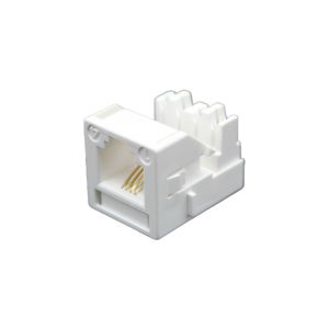 Exact Cables ABS Network Rj11 Modular Jack Keystone Jack in Different Colors for