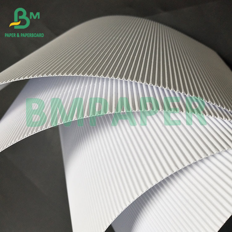 120g White Double Layer Single Side F Pit Corrugated Board Gift Box Packaging