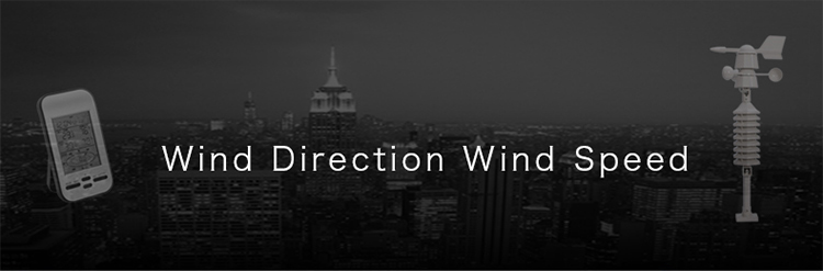 433mhz Professional Weather Station For Wind Direction Speed Temperature And Humidity