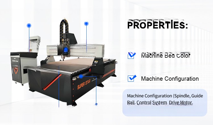 High Precise Cnc Wood Routers Woodworking CNC Router For Plastic Wood Door