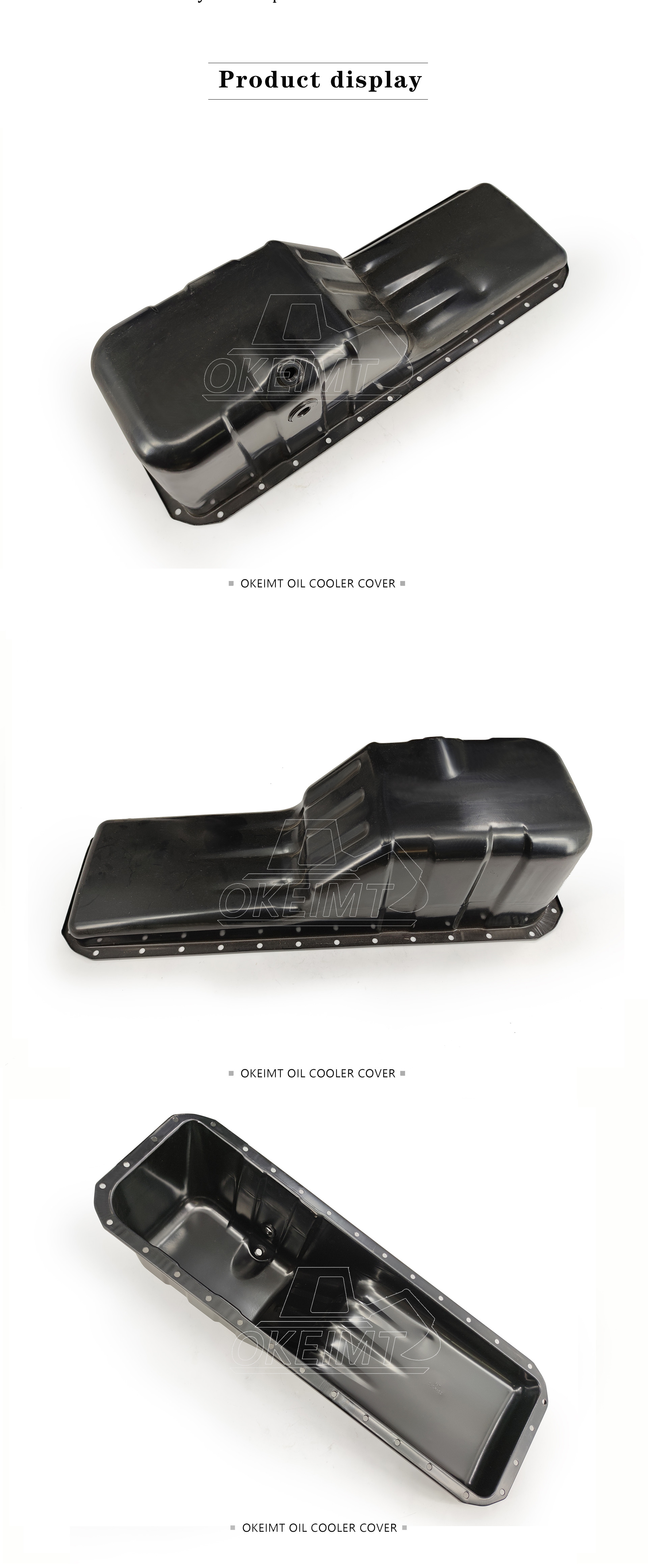 OKEIMT High Quality Excavator Engine Parts Oil Pan 6D114