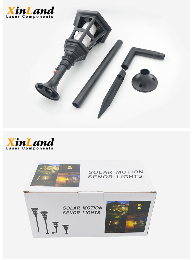 96pcs LED Solar Flame Lights Outdoor Simulation Flame Laser Stage Lighting