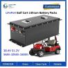 Buy cheap CLF OEM ODM Rechargeable LiFePo4 Golf Cart Lithium Battery Packs 38.4V 56Ah from wholesalers