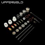 Welding Torch Accessories 48PCS Clear Nozzle Spare Parts Include Collet