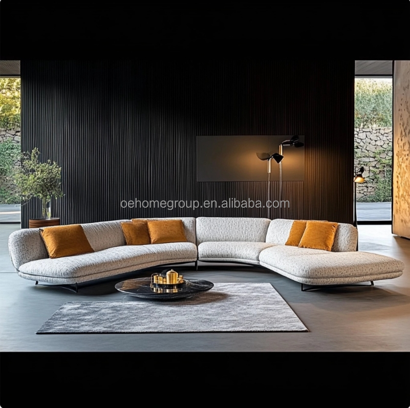 Minimalist Living Room Sofa Italian Fashion Design For Relaxation And Comfort In Leisure