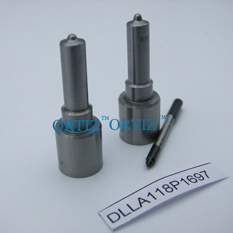 ORTIZ diesel common rail injection nozzle DLLA118p1697 diesel injector nozzle for Komatsu Cummins injector 0445120125