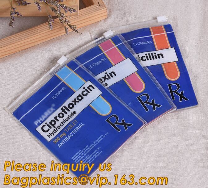 Plastic Bag OEM Custom PVC Loop Handle Image Printed Plastic Shopping Bag,Promotional Clear Waterproof Plastic Cosmetic