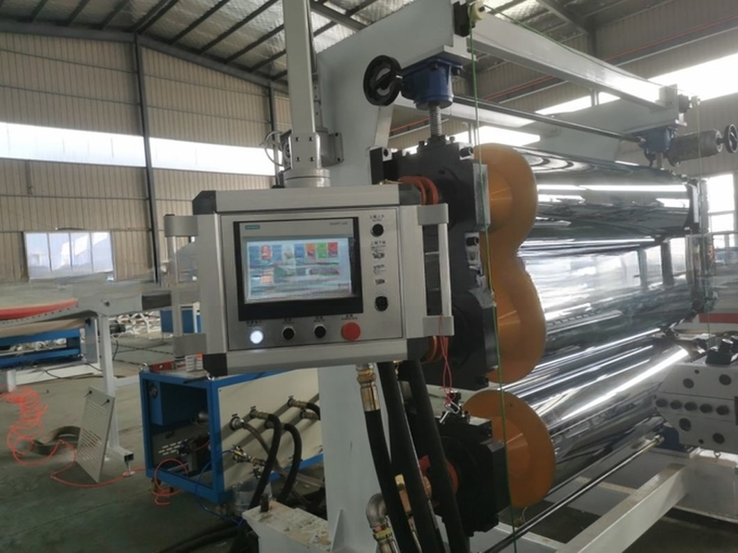 High Speed HIPS / PP PS Sheet Production Line Plastic Sheet Extrusion Machine