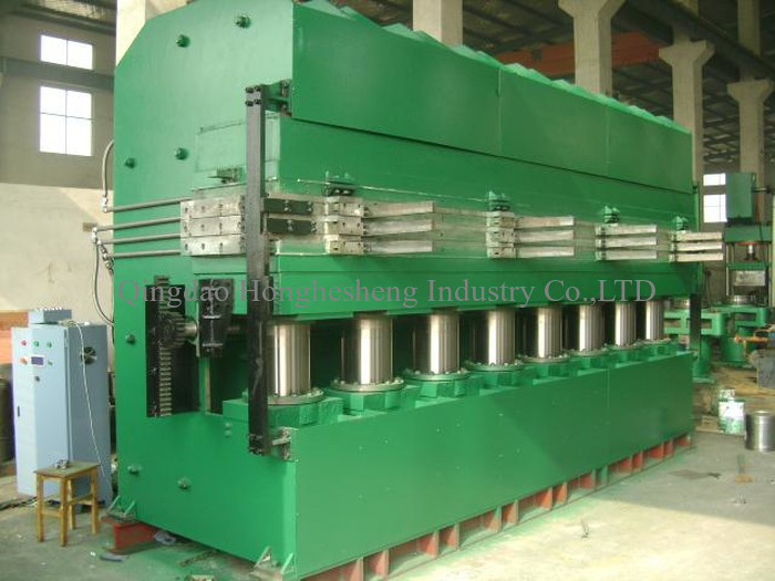 600T Hot Tire Vulcanizing Press Rubber Tyre Tube Making Machine