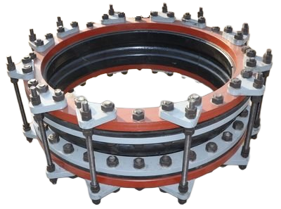 SS304 Pump General Rubber Expansion Joints Flange Epdm Seismic Compensator DN25-DN3000