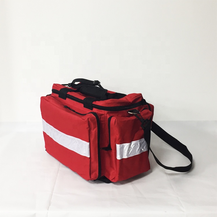 First Aid Responder Ems Medical Emergency Trauma Bag Portable Empty Dual Zippers 6.5"
