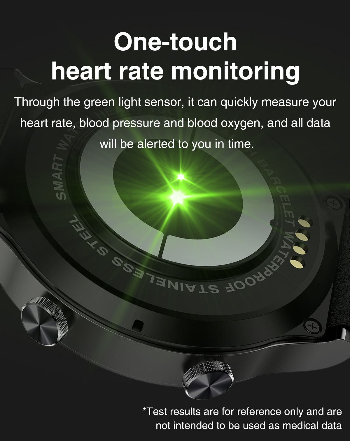 CST816S 1.28inch Full Touch Smartwatch 300mah Battery Smart Health Bracelet