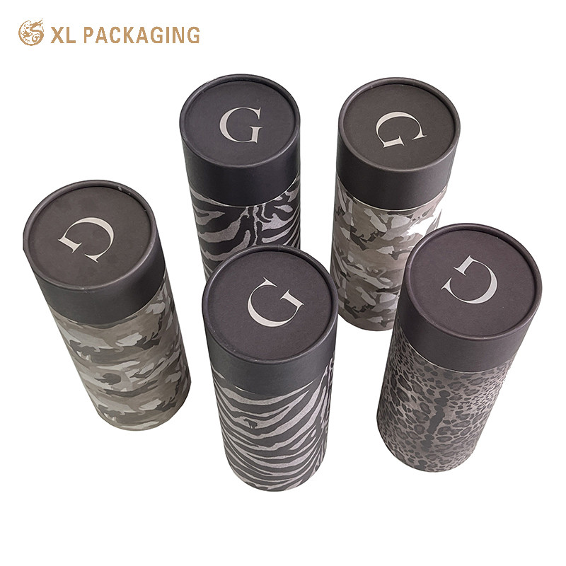 Food Grade Brown Paper Packaging Tubes Cardboard Kraft Paper Tube Tea Packaging