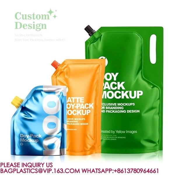 Customized Printing Food Grade Stand Up Retort Pouch Bags For Food Soup Stand Up