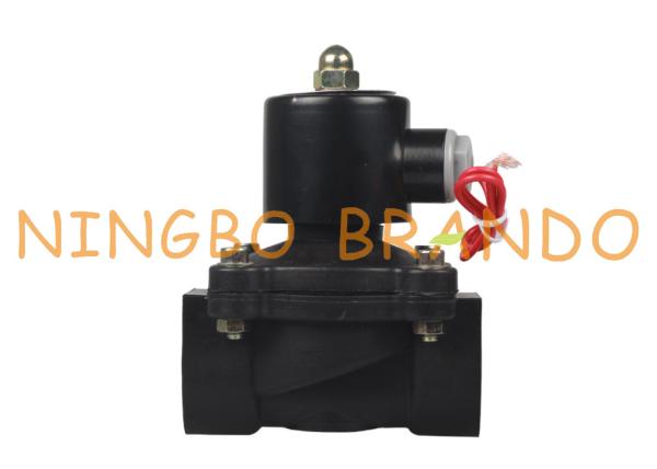 Diaphragm Operated ABS Plastic Solenoid Valve For Water 1'' 12V 24V DC 110V 220V