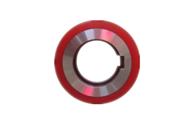 Rubber Bonded Spacer Round Cutter Blade , Rotary Slitter Blades For Metal Coil
