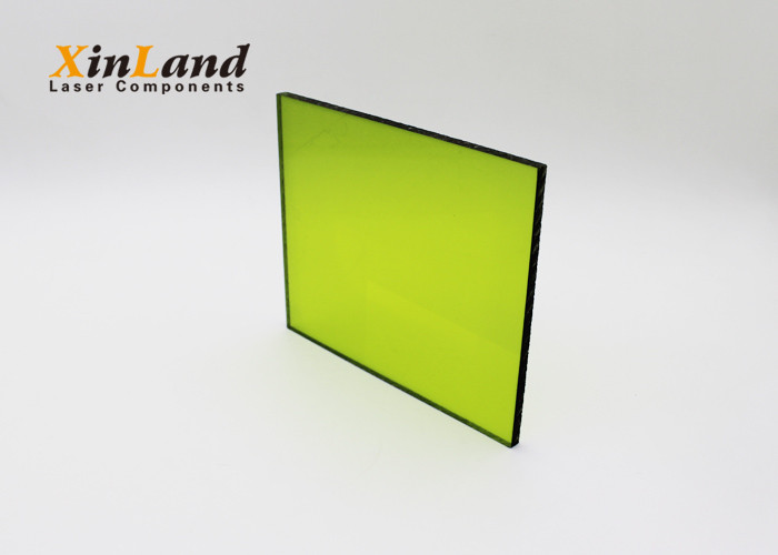 OD8+ Light Green Laser Protection Window With PMMA Material