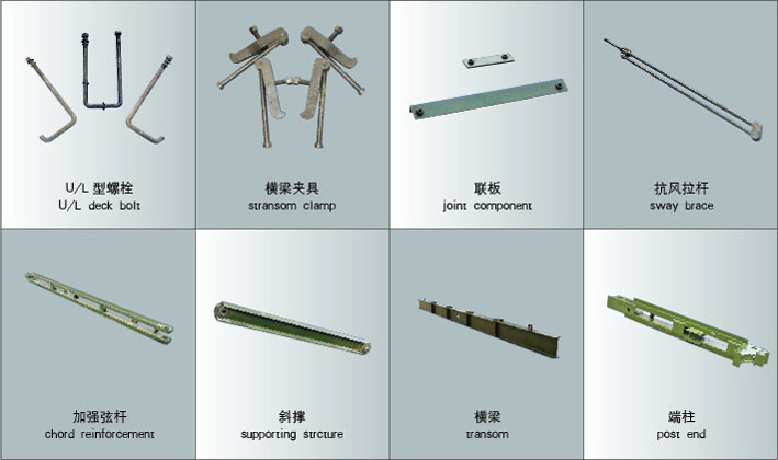 Prefab Metal Construction Steel Structure Bailey Bridge